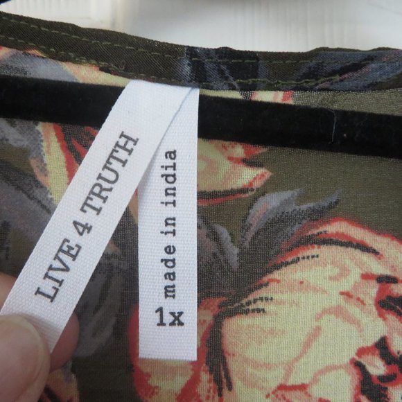 Live 4 Truth Long Kimono top with great sleeve detailing - Picture 5 of 9